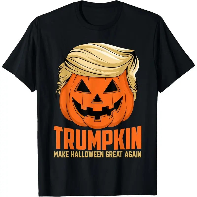 Trumpkin Make Halloween Great Again Funny Sarcastic Saying T-Shirt made in usa Hoodie Sweatshirt | PrintMintTees.com