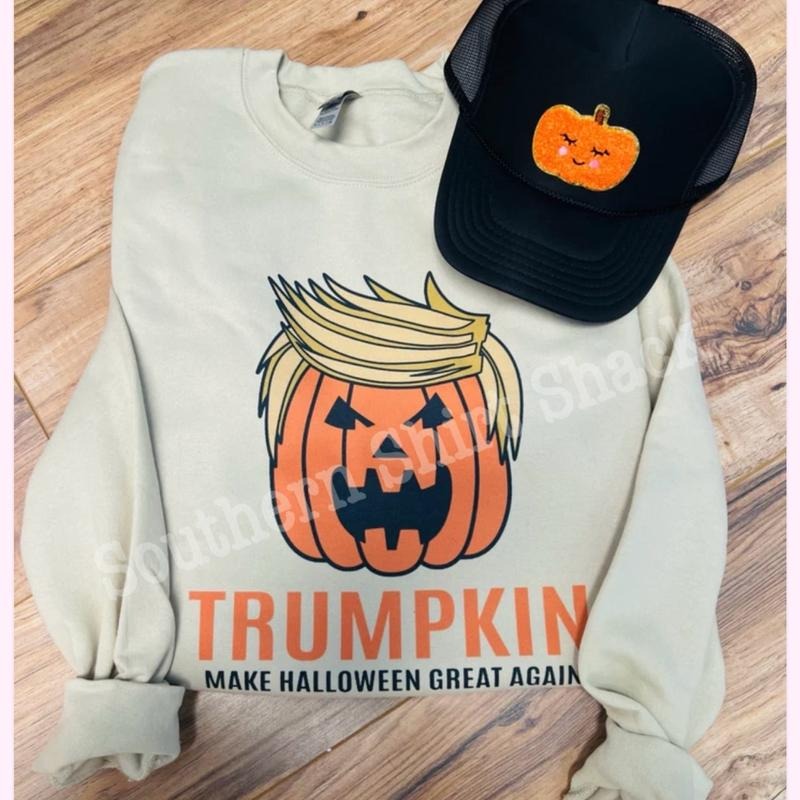 Trumpkin Sweatshirt TRUMP 2024 Shirt Hoodie | PrintMintTees.com