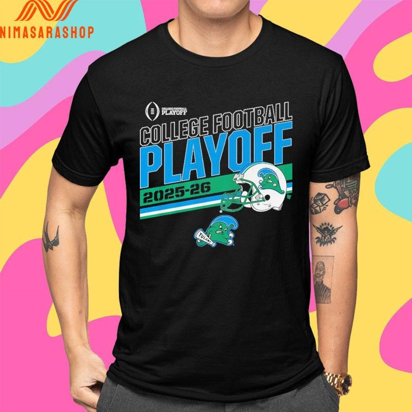 Tulane Green Wave Football 2025-2026 College Football Playoff Stripe Shirts