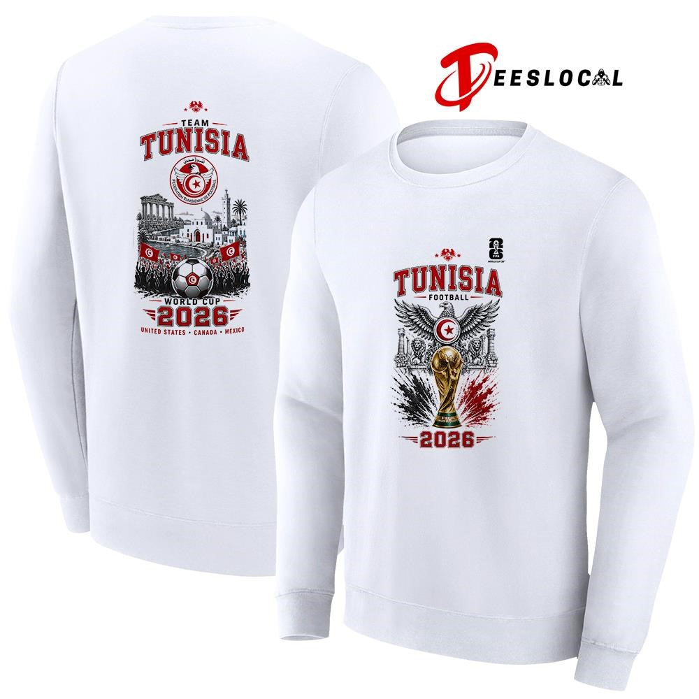 Tunisia World Cup trophy graphic shirt