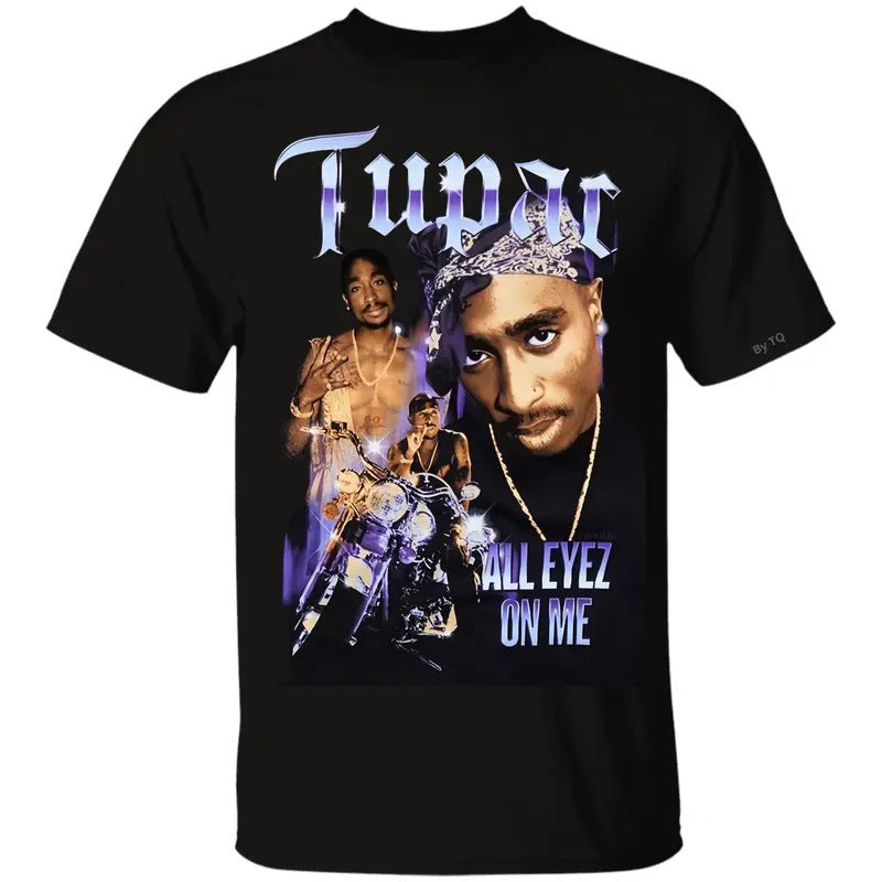 Tupac All Eyez On Me T-Shirt Full Color, Cotton Unisex For Men, For Women Hoodie Sweatshirt | PrintMintTees.com