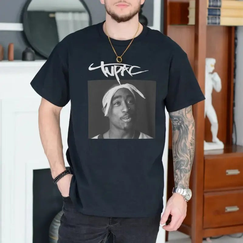 Tupac Shirt, 2pac Hip Hop Legend Tee, Tupac Fan Gift, Hip Hop Rapper Shirt, Gift For Fan, Unisex Short Sleeve Tee Hoodie,...