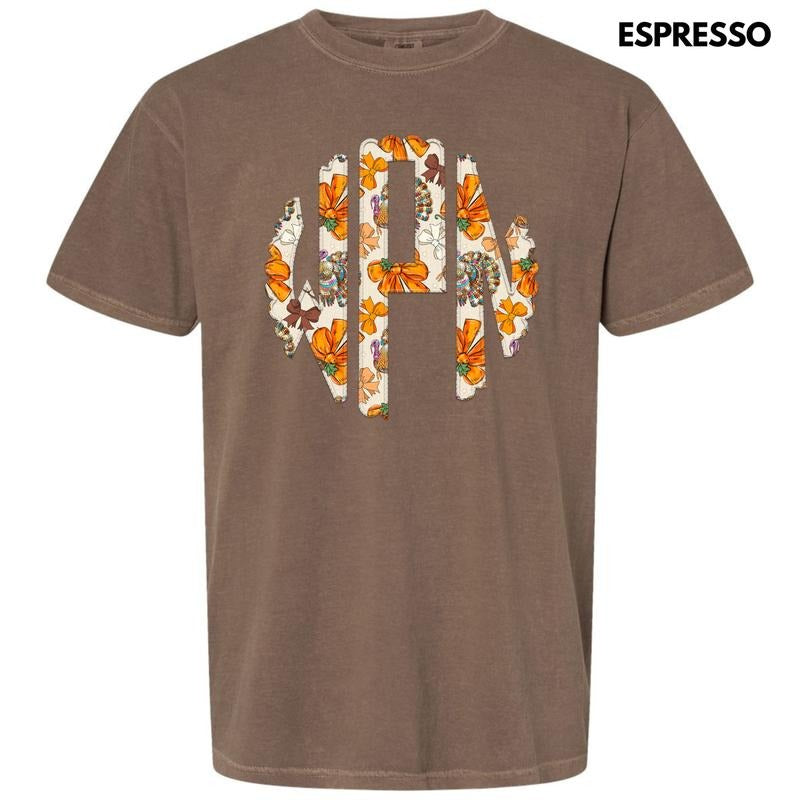 Turkey Disco Monogram Comfort Colors T-Shirt 'NLB' Hoodie Sweatshirt | PrintMintTees.com