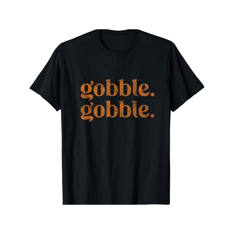 Turkey Trot Thanksgiving Day Gift Funny Gobble Gobble T-Shirt Made in USA Hoodie Sweatshirt | PrintMintTees.com