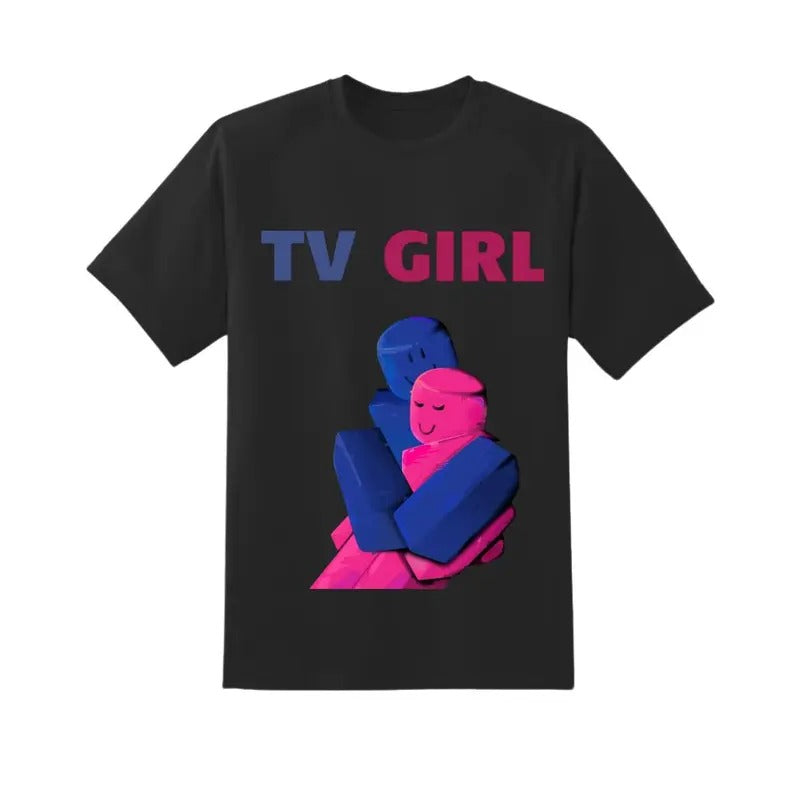 Tv Girl T-shirt - Tv Girl Tee - Robllox edition Tv Girl Hoodie - Lover's Rock - French Exitt