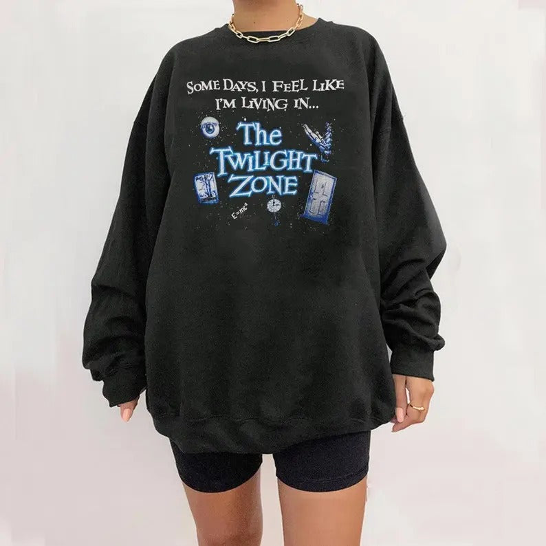 Twilight Zone 1995 Into the twilight zone Vintage Style Sweatshirt, Twilight Zone Vintage Sweatshirt Shirt Hoodie