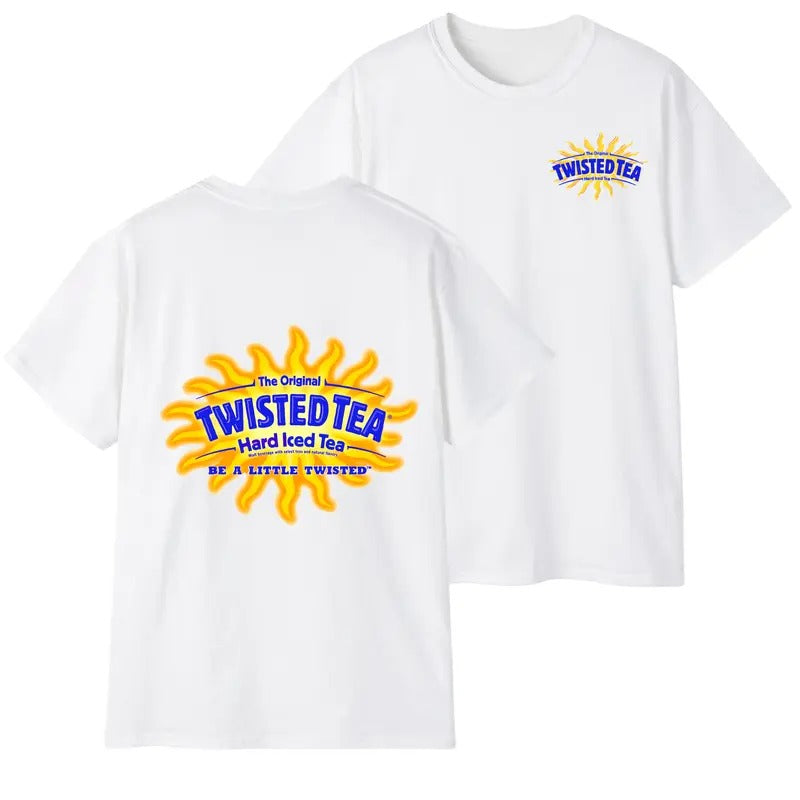 Twisted Tea 2 Sided T-Shirt Summer T-Shirt Full - 100% Cotton - Classic Hoodie Sweatshirt | PrintMintTees.com