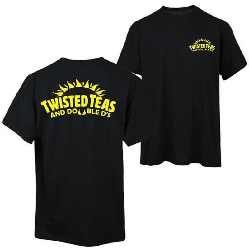 Twisted Teas and Double D's T-Shirt, 2-Sided, Unisex T-Shirt, Full Color Cotton T-Shirt PlanbTwistedTea Menswear Top...
