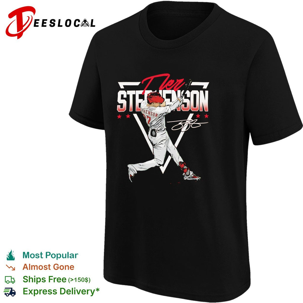 Tyler Stephenson Cincinnati Reds baseball player graphic shirt