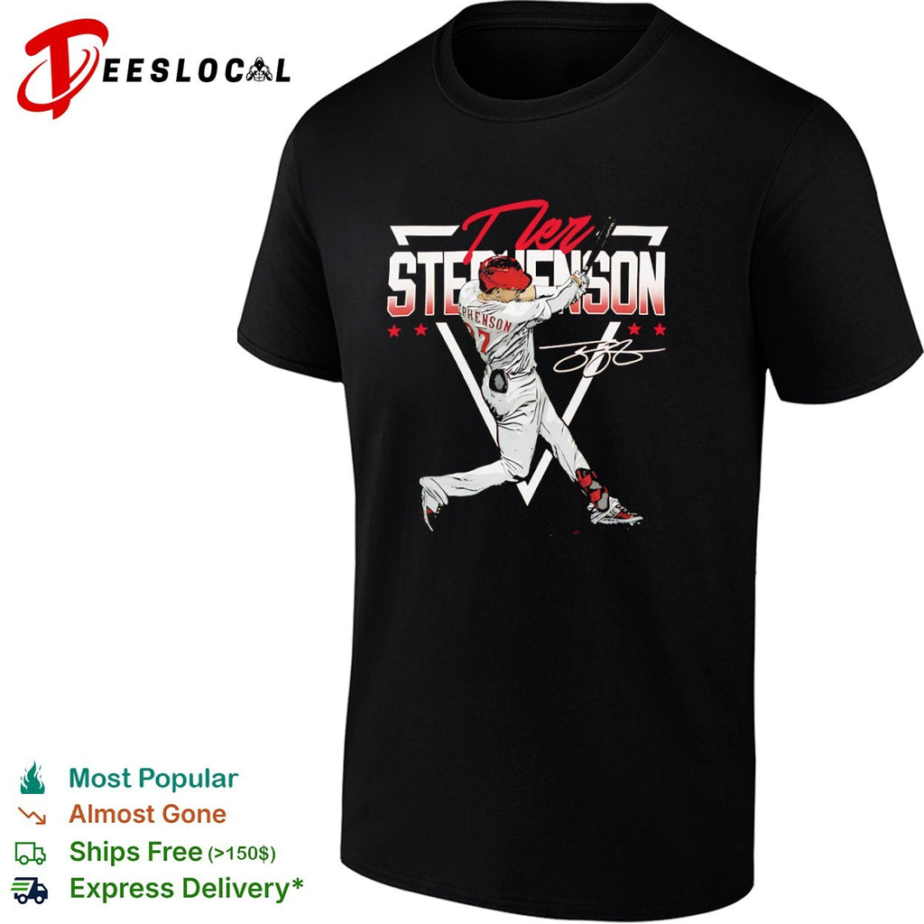 Tyler Stephenson Cincinnati Reds baseball player graphic shirt