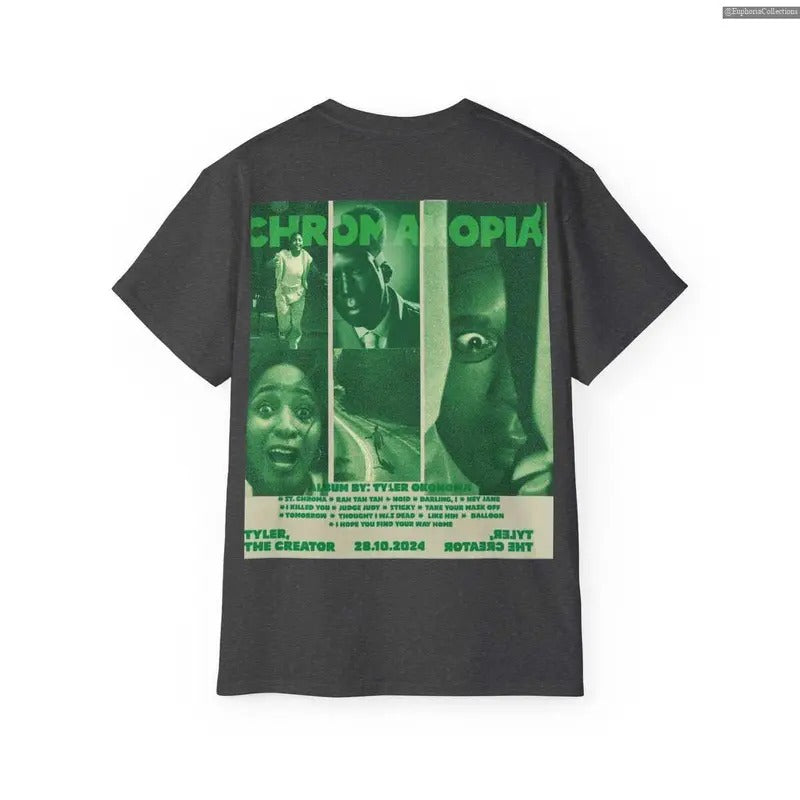 #Tyler The Creator Chromakopia T-Shirt, Retro Shirt, Unisex Cotton Tee, Graphic Tee, Alternative Music Fan Gift , Global...