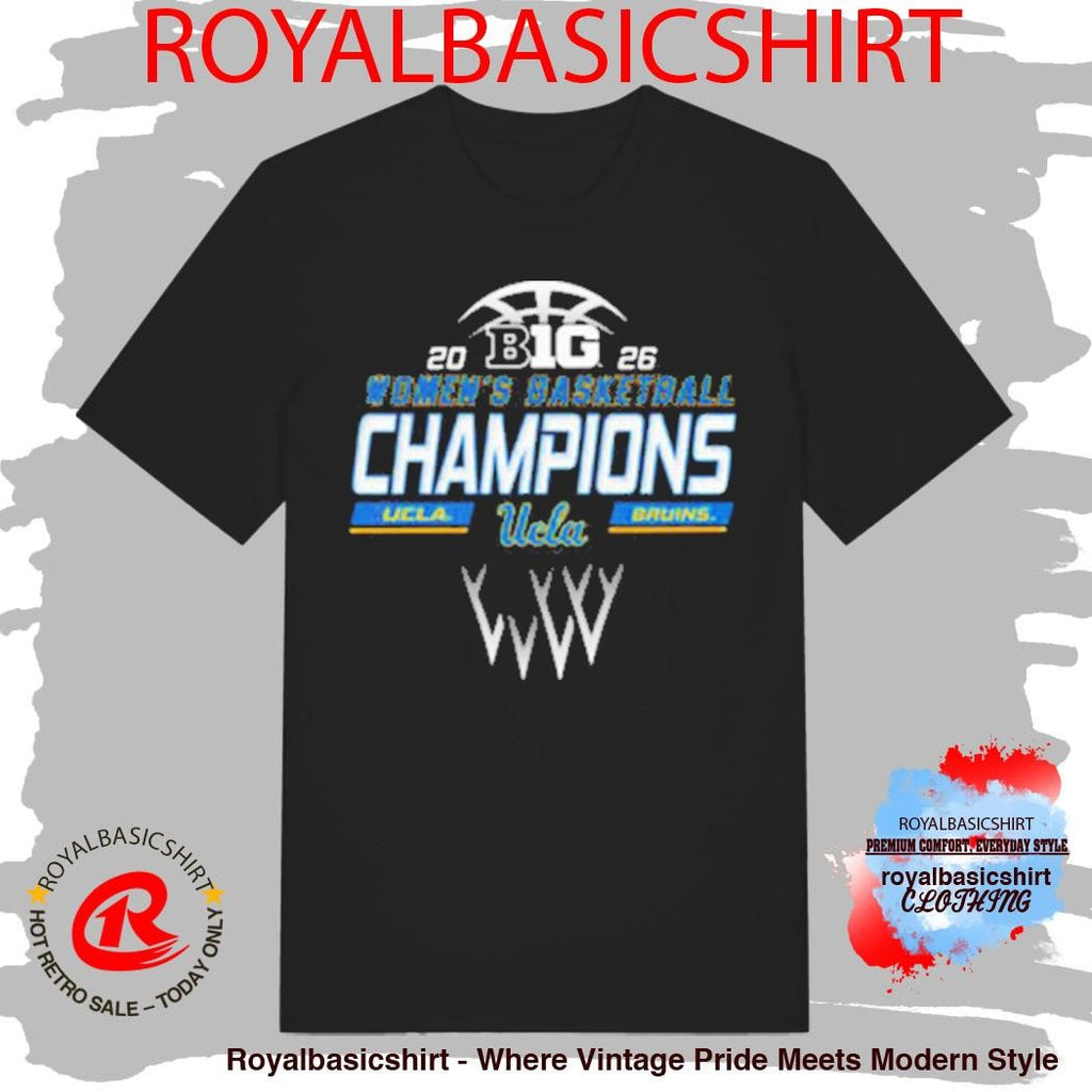 UCLA Bruins Women’s Basketball 2026 Big Ten Women’s Basketball Regular Season Champions Shirt