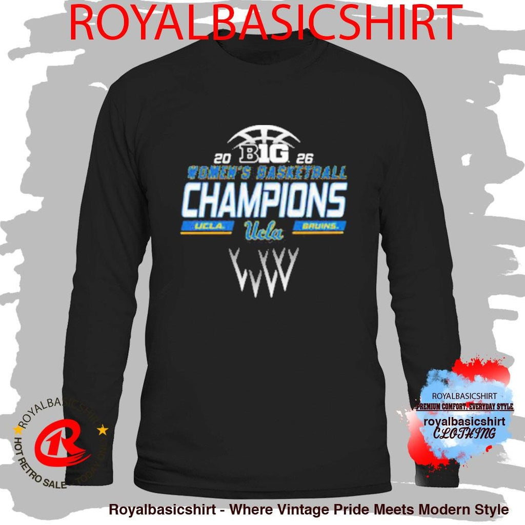 UCLA Bruins Women’s Basketball 2026 Big Ten Women’s Basketball Regular Season Champions Shirt