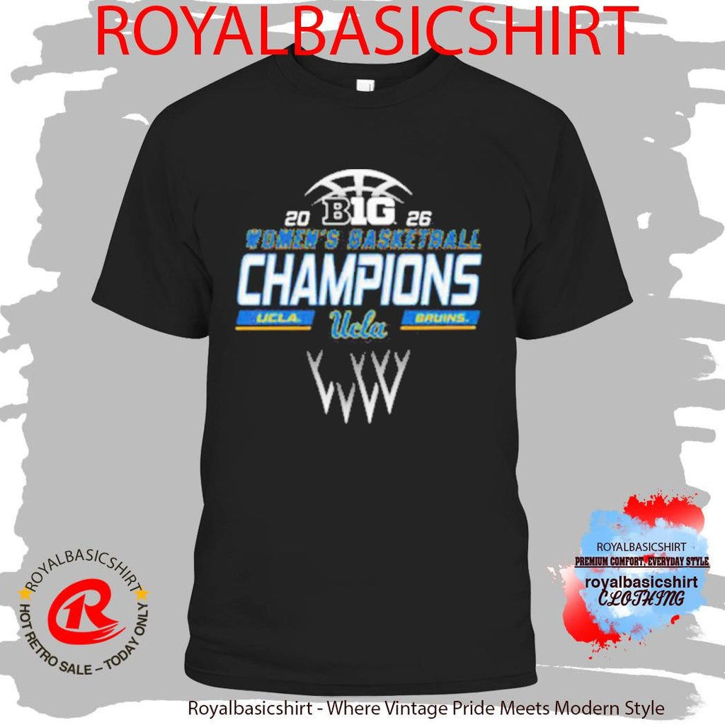 UCLA Bruins Women’s Basketball 2026 Big Ten Women’s Basketball Regular Season Champions Shirt