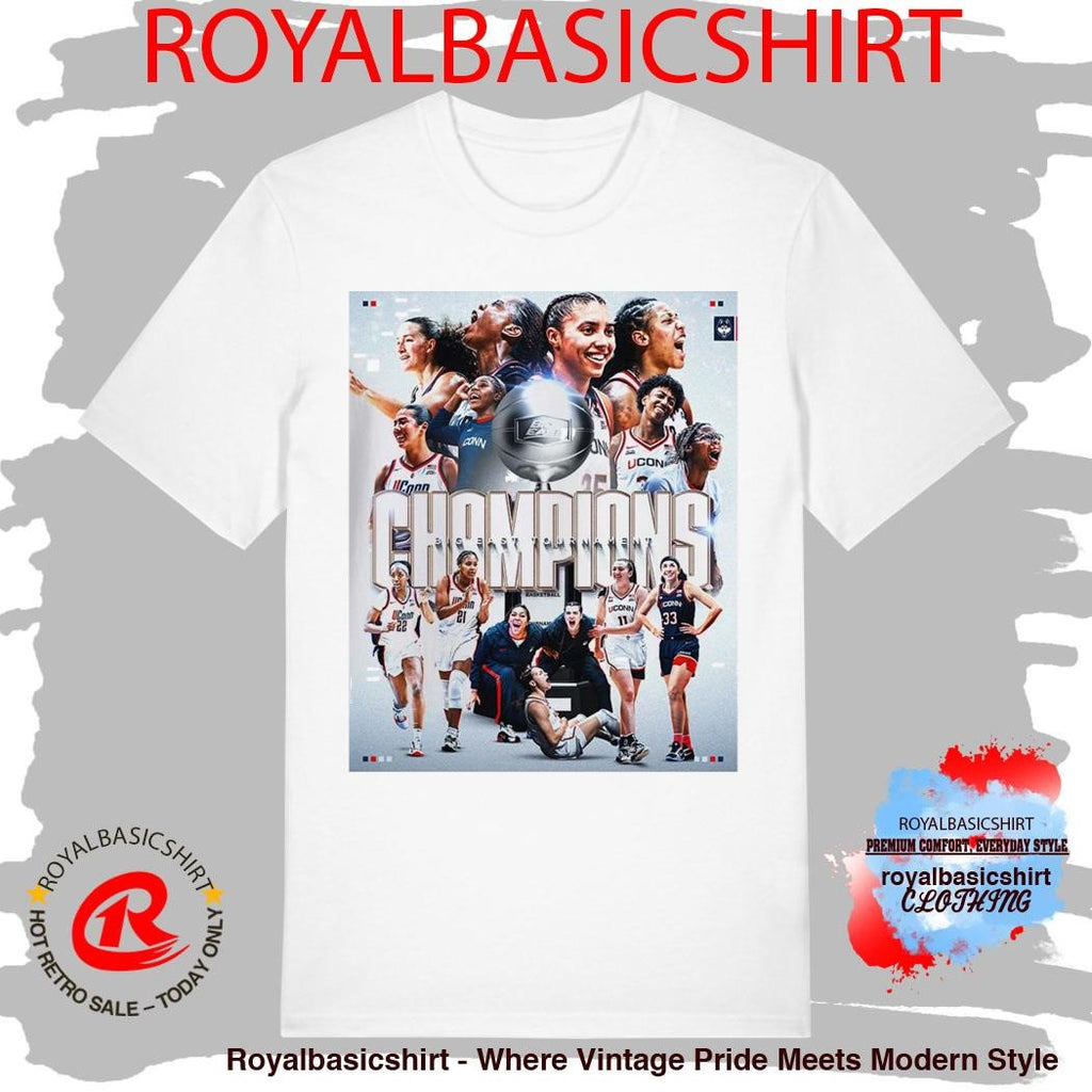 UConn Huskies Women’s Basketball 2026 Big East Tournament Champions T-Shirt