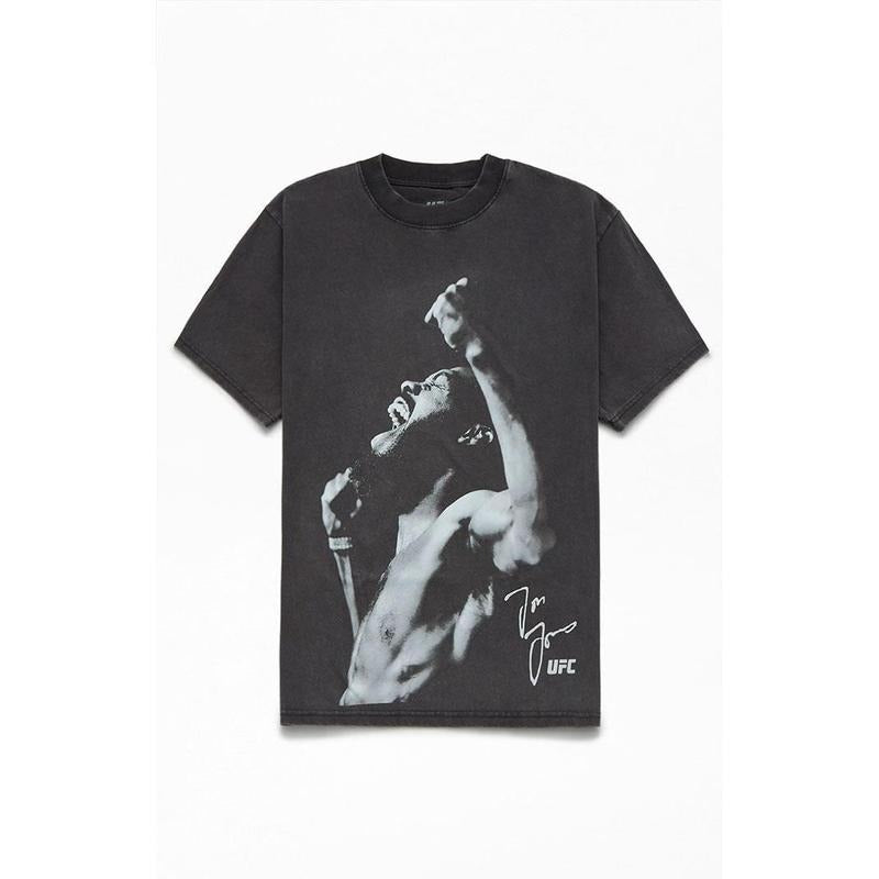 UFC Men's Bone Jones Roar Oversized T-Shirt - Multicolor Hoodie Sweatshirt | PrintMintTees.com