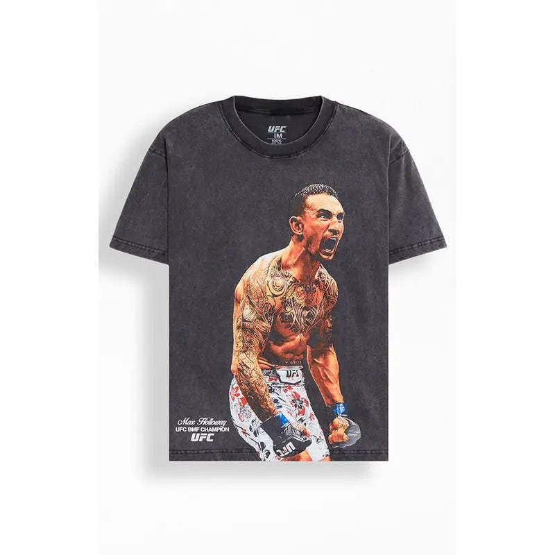 UFC Men's Max Holloway BMF Champion T-Shirt - Multicolor Hoodie, Sweatshirt | PrintMintTees.com