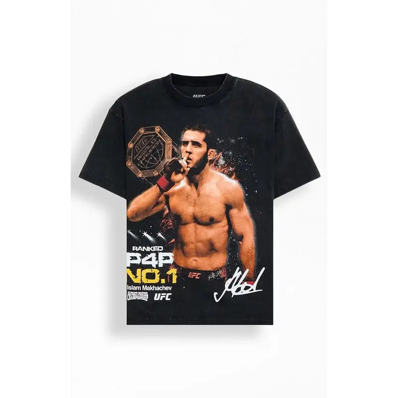 UFC Men's P4P Islam Makhachev T-Shirt - Multicolor Hoodie, Sweatshirt | PrintMintTees.com