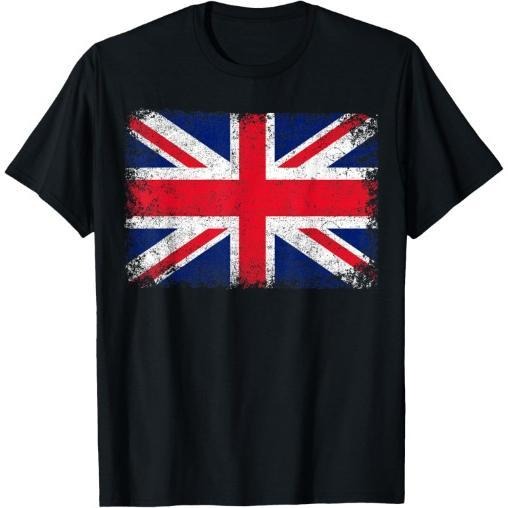 UNION JACK FLAG UNITED KINGDOM GREAT BRITAIN ENGLAND T-Shirt Made in USA Hoodie Sweatshirt | PrintMintTees.com