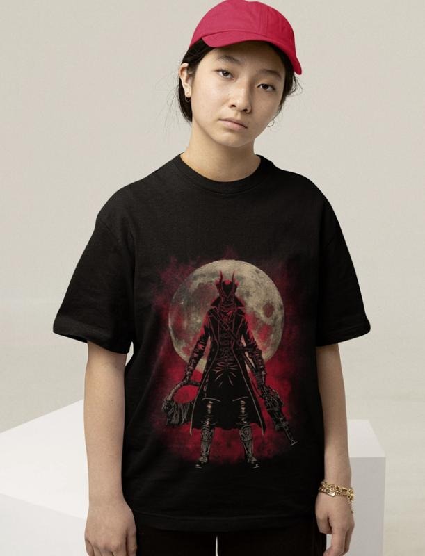 UNISEX - Bloodborne Gaming T-Shirt, Soulsborne The Hunter Shirt Menswear Top Hoodie Sweatshirt | PrintMintTees.com
