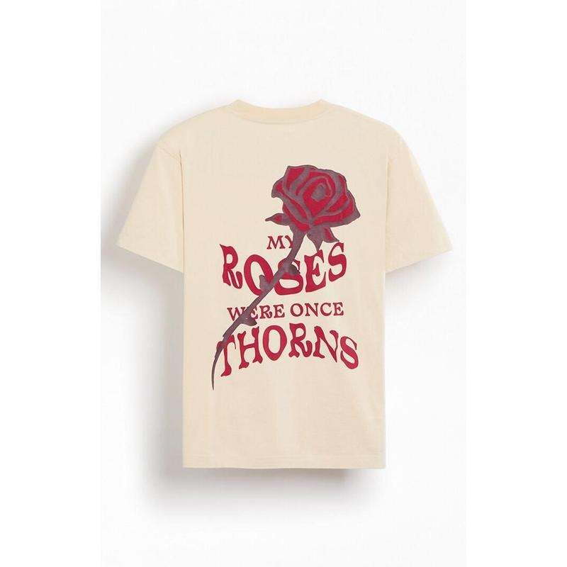 UPRISERS Men's Roses Were Once Thorns T-Shirt - Multicolor Hoodie Sweatshirt | PrintMintTees.com