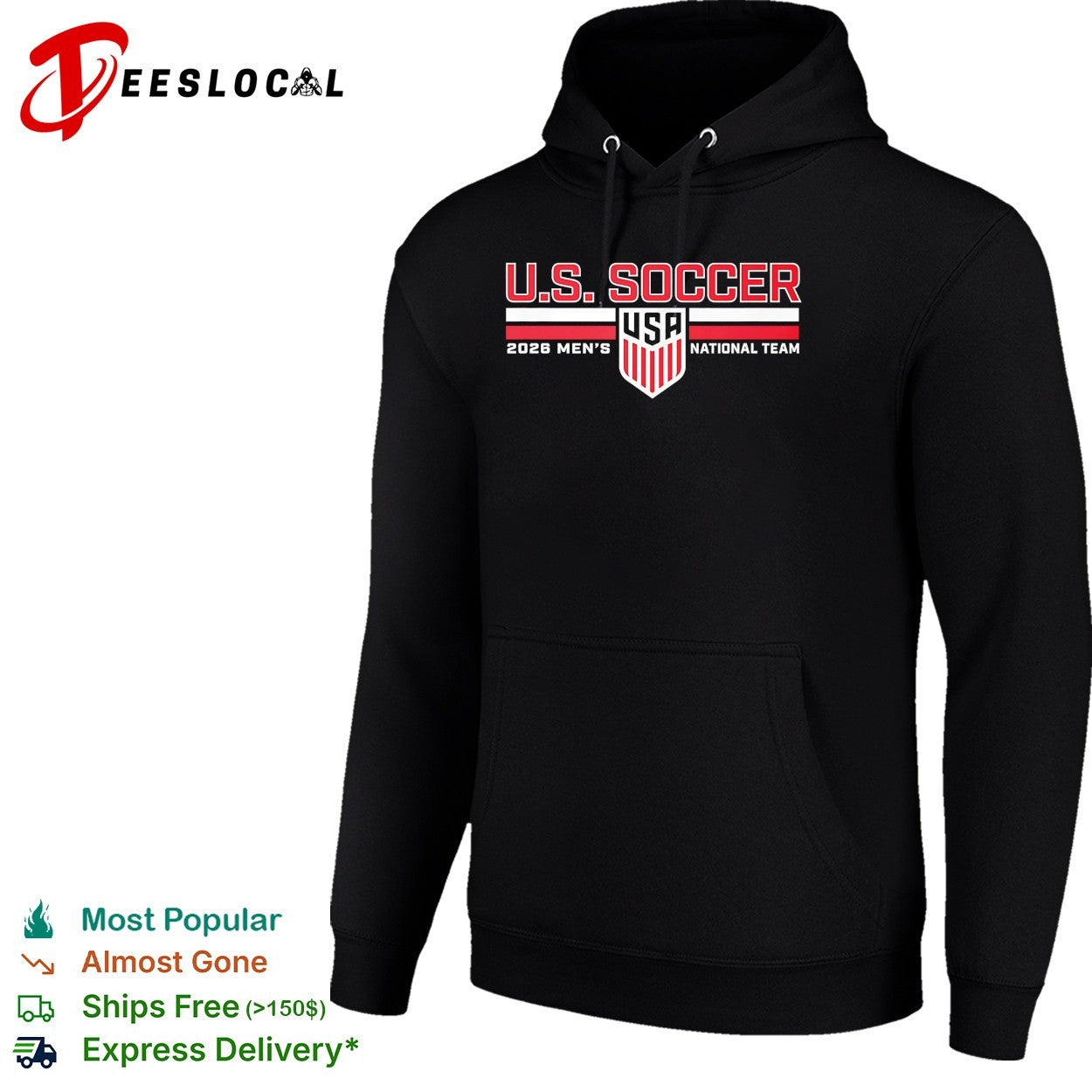 US Soccer 2026 men’s national team shield shirt