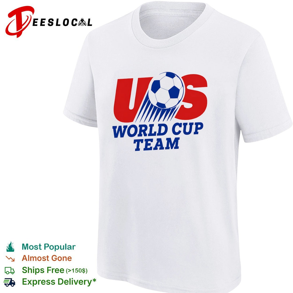 US World Cup team soccer ball shirt