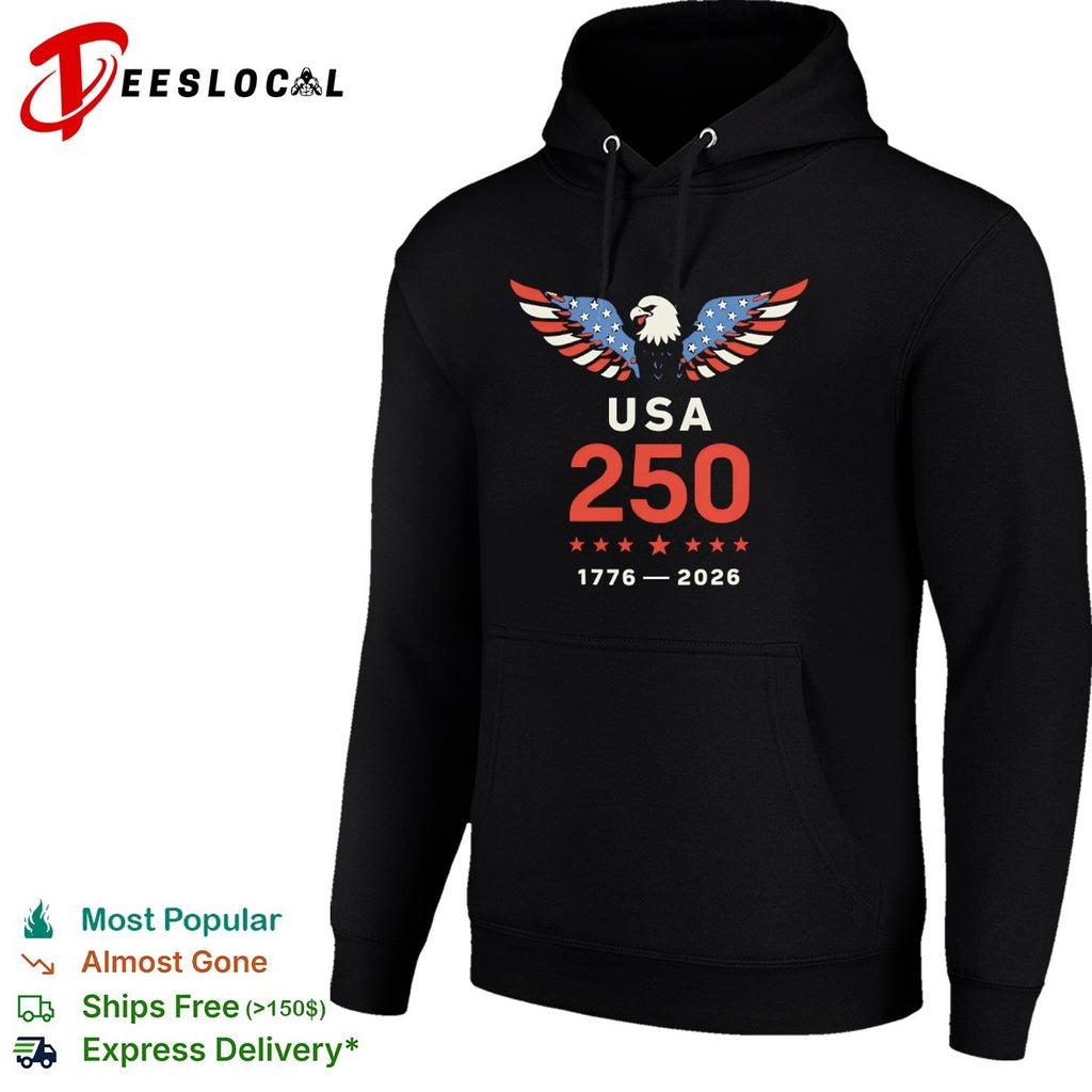 USA 250 1776 2026 Patriotic American Eagle Independence Celebration Fourth shirt