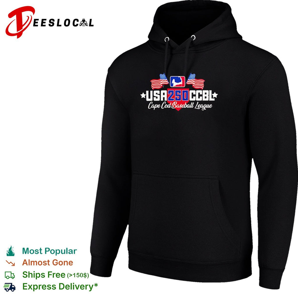 USA 250 CCBL Cape Cod Baseball League shirt