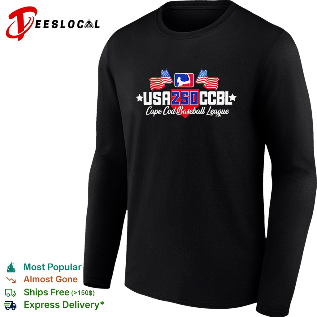 USA 250 CCBL Cape Cod Baseball League shirt