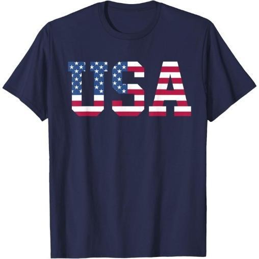 USA American Flag Patriotic Red White Blue Stars & Stripes T-Shirt Made in USA Hoodie Sweatshirt | PrintMintTees.com