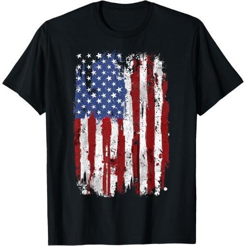 USA Flag American Flag United States of America 4th of July T-Shirt Made in USA Hoodie Sweatshirt | PrintMintTees.com