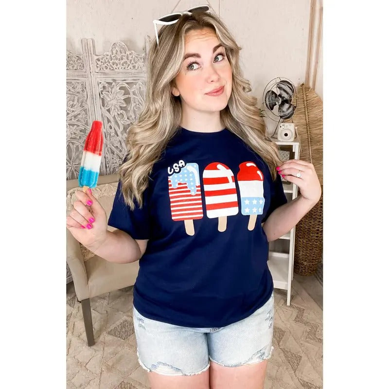 USA Popsicle Americana T-Shirt Hoodie Sweatshirt | PrintMintTees.com