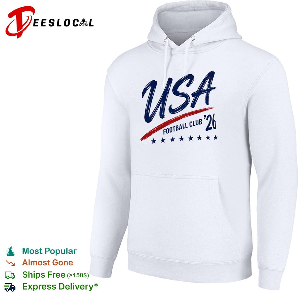 USA soccer team stars line football club 26 shirt