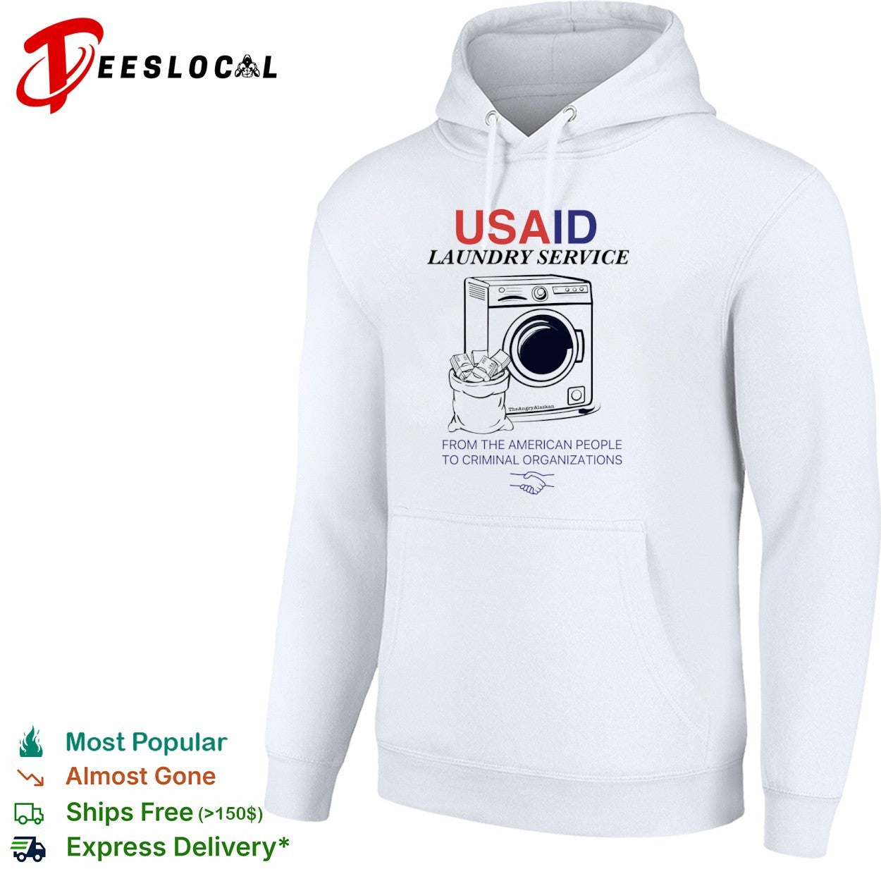 USAID laundry service from the American people to criminal shirt