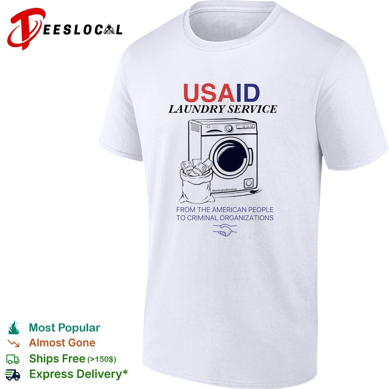 USAID laundry service from the American people to criminal shirt
