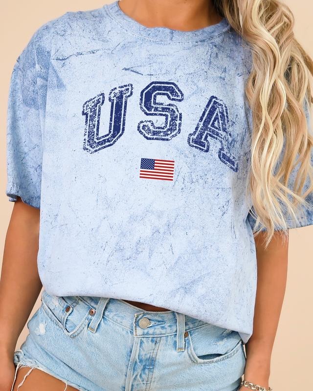USA Patriotic Flag America Retro Vintage Independence Day 4th July Comfort Colors Color Blast Comfort Color T-Shirts, Hoodie, Sweatshirt