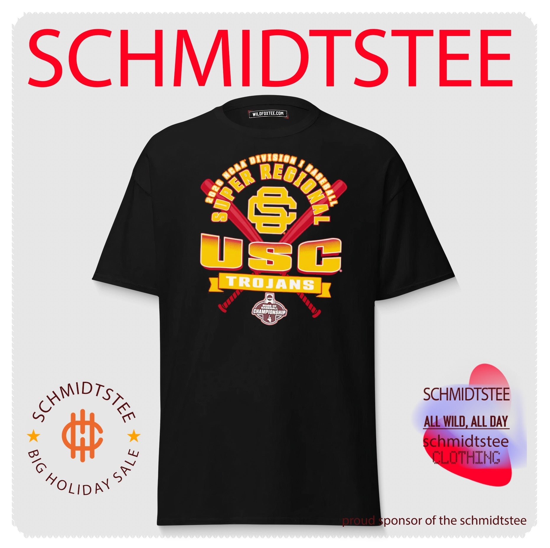 USC Trojans 2026 NCAA Division I Baseball Super Regionals shirt