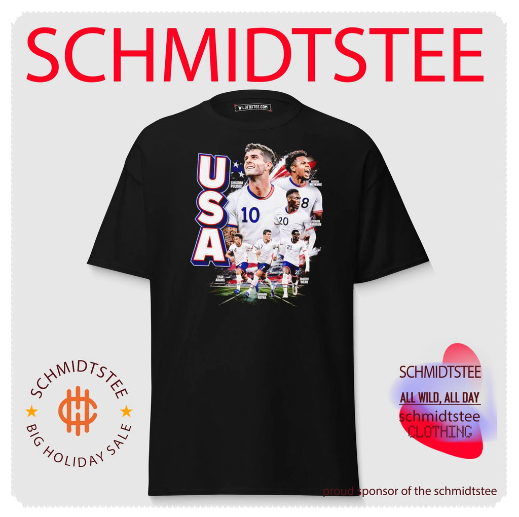 USMNT Pulisic Mckennie Balogun Adams Reyna Weah Graphic shirt