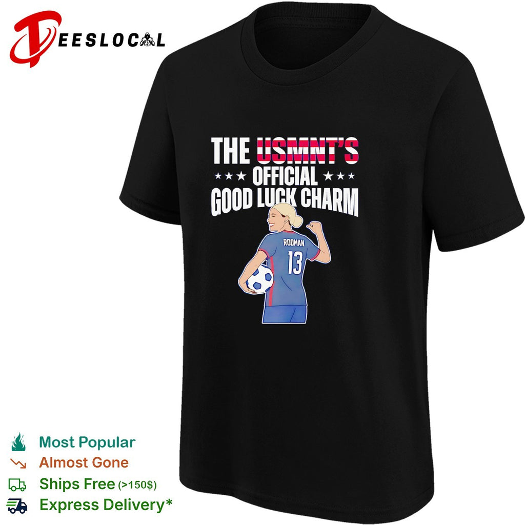 USMNT official good luck charm Rodman shirt