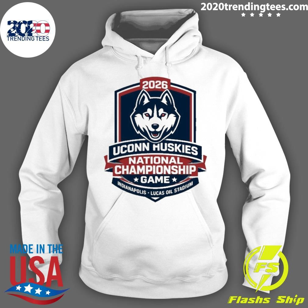 Uconn Huskies National Championship Game 2026 Lucas Oil Stadium Shirt