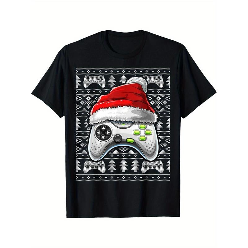 Ugly Christmas Video Game Controller Christmas Gamer Gift T-Shirt made in usa Hoodie Sweatshirt | PrintMintTees.com