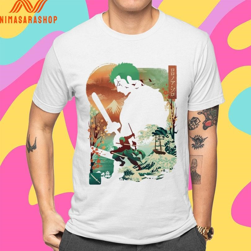 Ukiyo Master Swordsman Roronoa Zoro Shirts