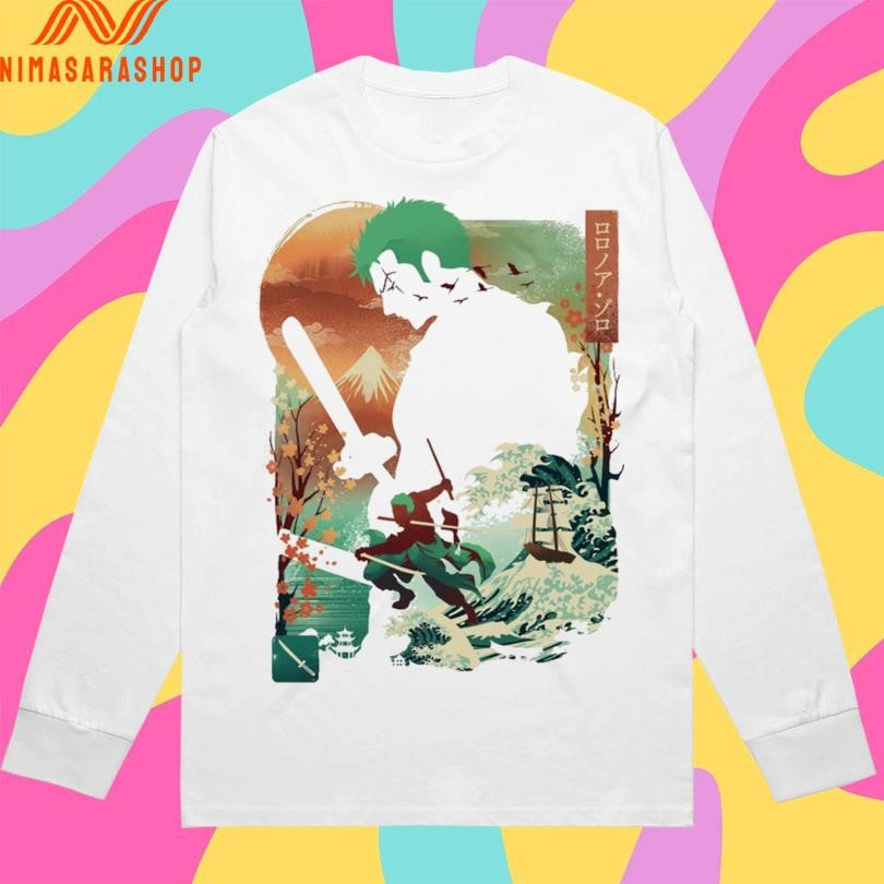 Ukiyo Master Swordsman Roronoa Zoro Shirts