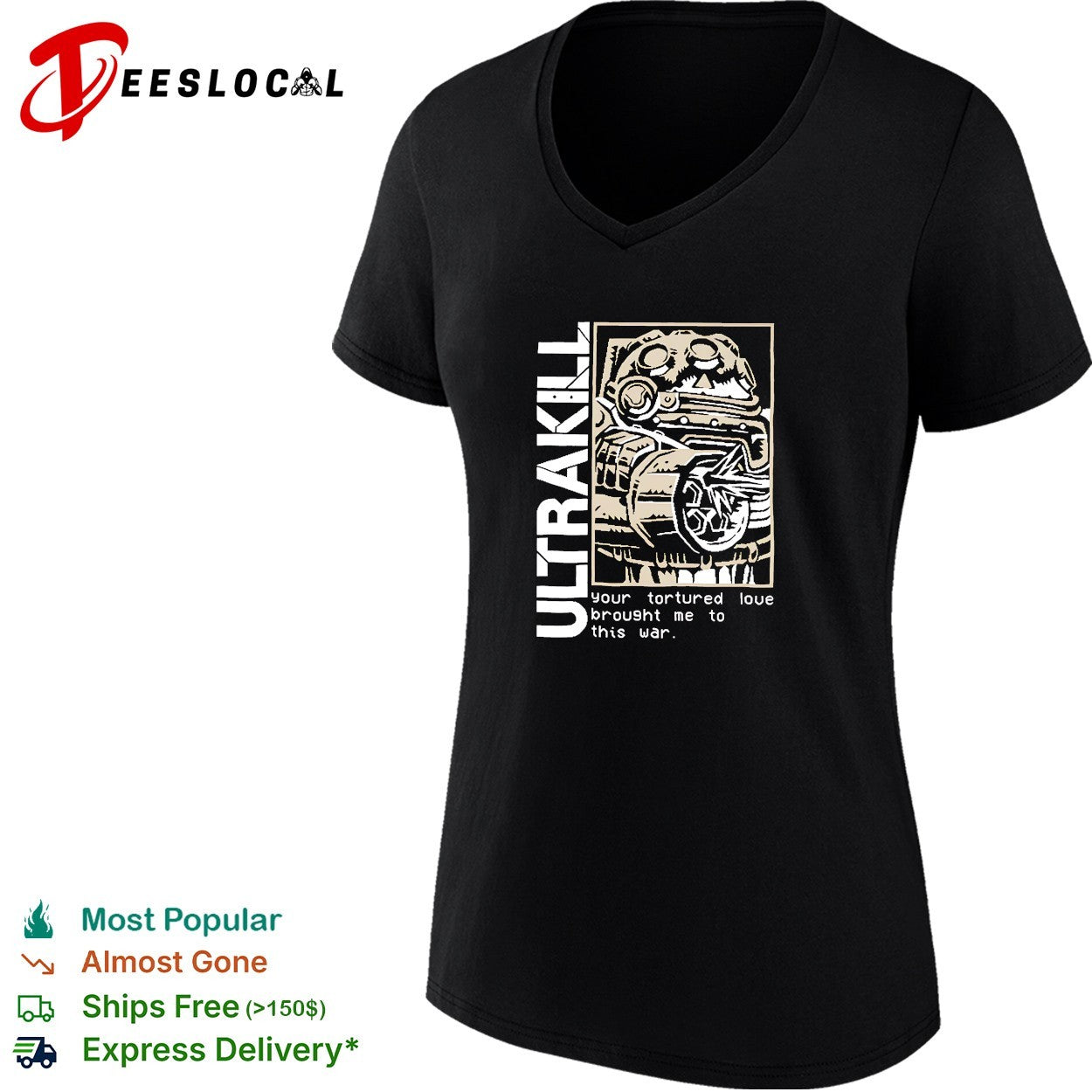 Ultrakill your tortured love video game shirt