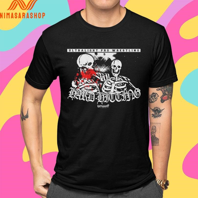 Ultralight Pro Wrestling Hard-Hitting Skeleton Shirts