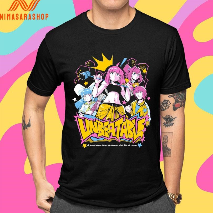 Unbeatable A Game Where Music Is Illegal And You Do Crimes Shirts
