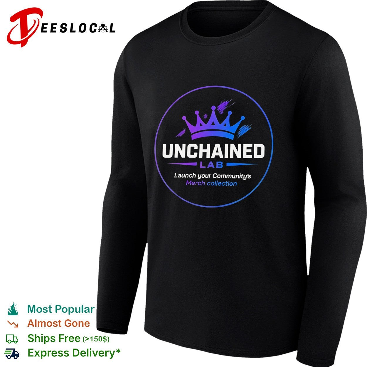 Unchained Lab Launch your Communitys shirt
