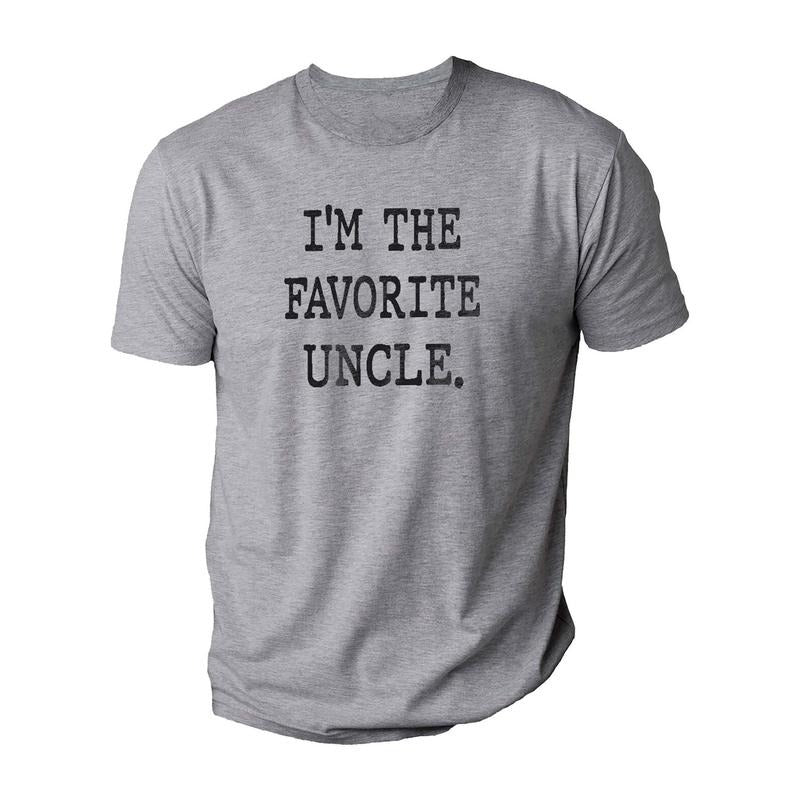 Uncle Shirt - I'm Favorite Uncle | Fathers Day Gift - Mens T shirt Uncle Gift Hoodie Sweatshirt | PrintMintTees.com