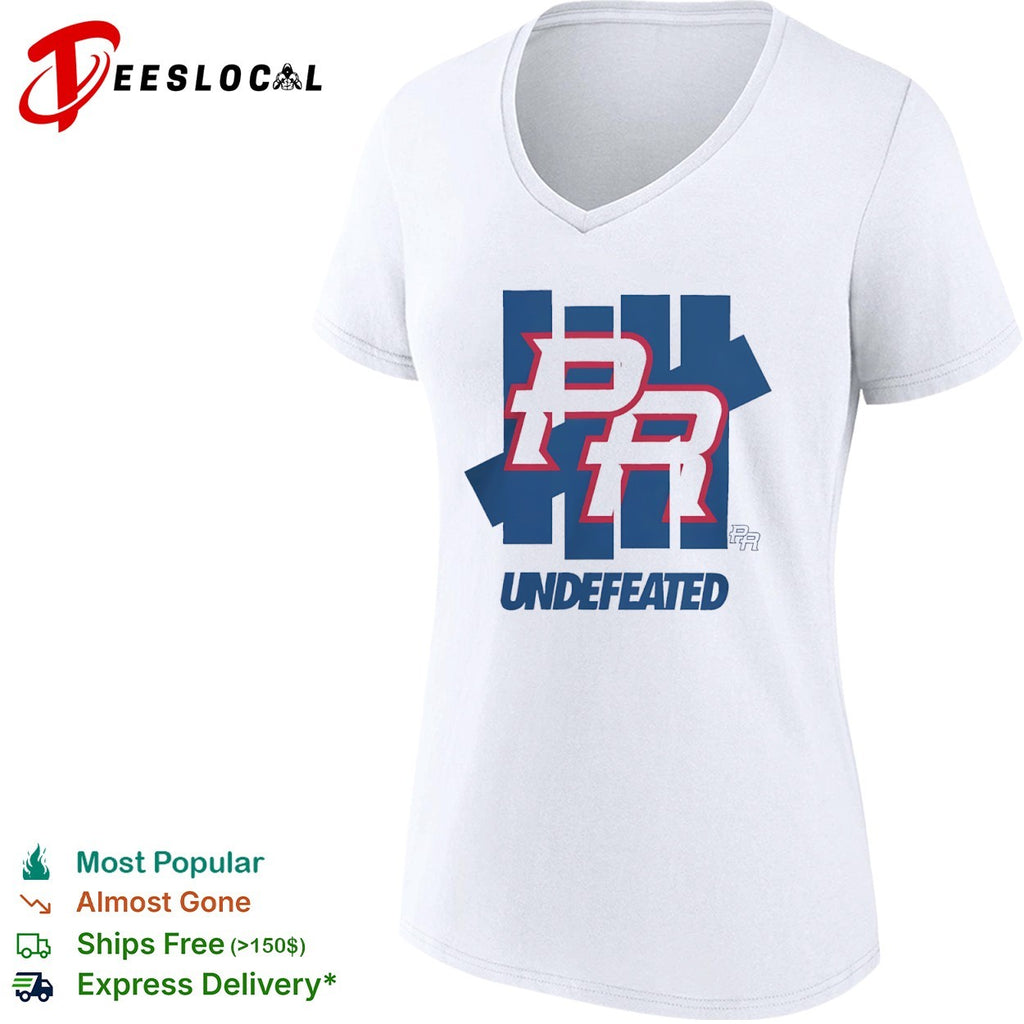 Undefeated Puerto Rico PR shirt
